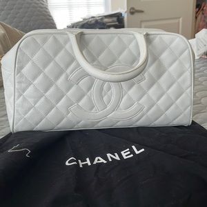 Authentic White Chanel bag